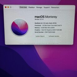 Apple MacBook Air A1466 specification